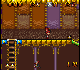 Aero the Acro-Bat (Europe) In game screenshot